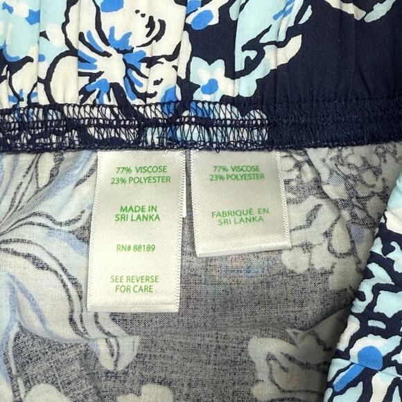 Lilly Pulitzer Women's Bal Harbour Palazzo in Low Tide Navy Size S - Picture 11 of 11